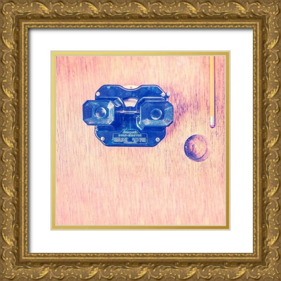 Brown, Thomas 12x12 Gold Ornate Wood Framed with Double Matting Museum Art Print Titled - Vintage School I