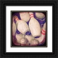 thumbnail image 1 of Brown, Thomas 15x15 Black Ornate Wood Framed with Double Matting Museum Art Print Titled - Frames of Travel I, 1 of 4