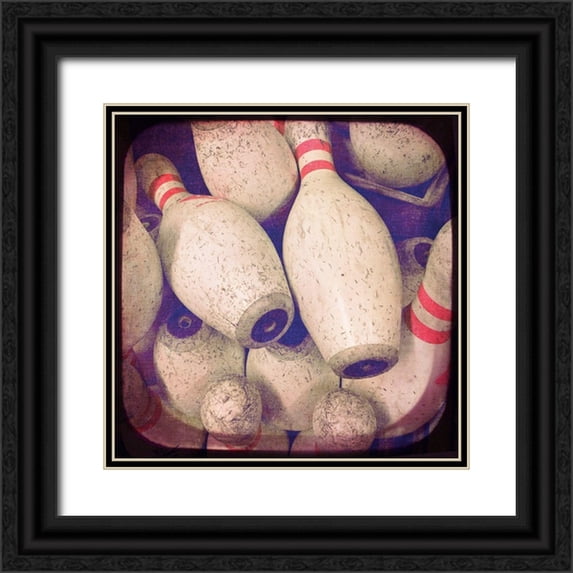 Brown, Thomas 15x15 Black Ornate Wood Framed with Double Matting Museum Art Print Titled - Frames of Travel I