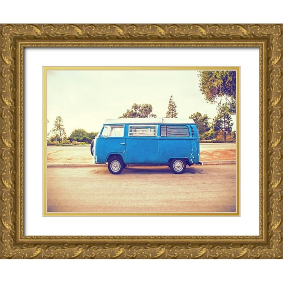 Brown, Thomas 18x15 Gold Ornate Wood Framed with Double Matting Museum Art Print Titled - Vintage Ride VIII