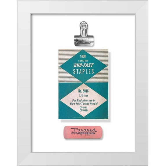 Brown, Thomas 25x32 White Modern Wood Framed Museum Art Print Titled - School Study VII