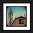 thumbnail image 1 of Brown, Thomas 26x26 Black Ornate Wood Framed with Double Matting Museum Art Print Titled - Frames of Travel IV, 1 of 4