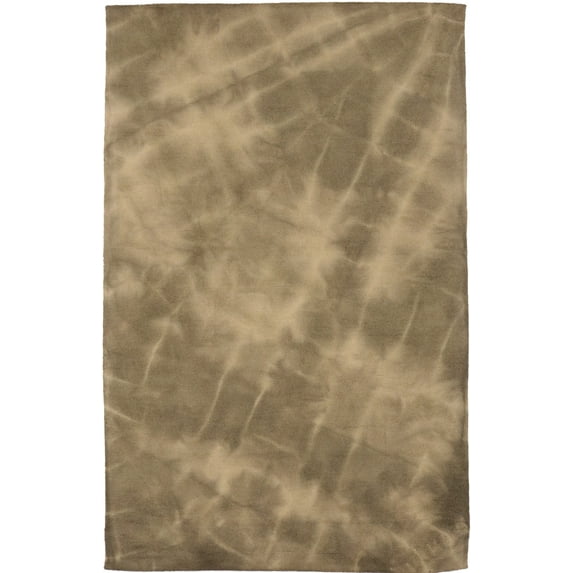 Brown Tie-Dye 5X8 Hand-Tufted Modern Rug