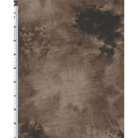 Brown Tie-dye Mesh Jersey Knit, Fabric By the Yard