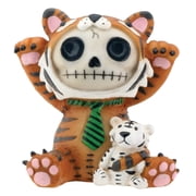 Brown Tigrrr with Small Tiger Furry Bones Collectible Statue