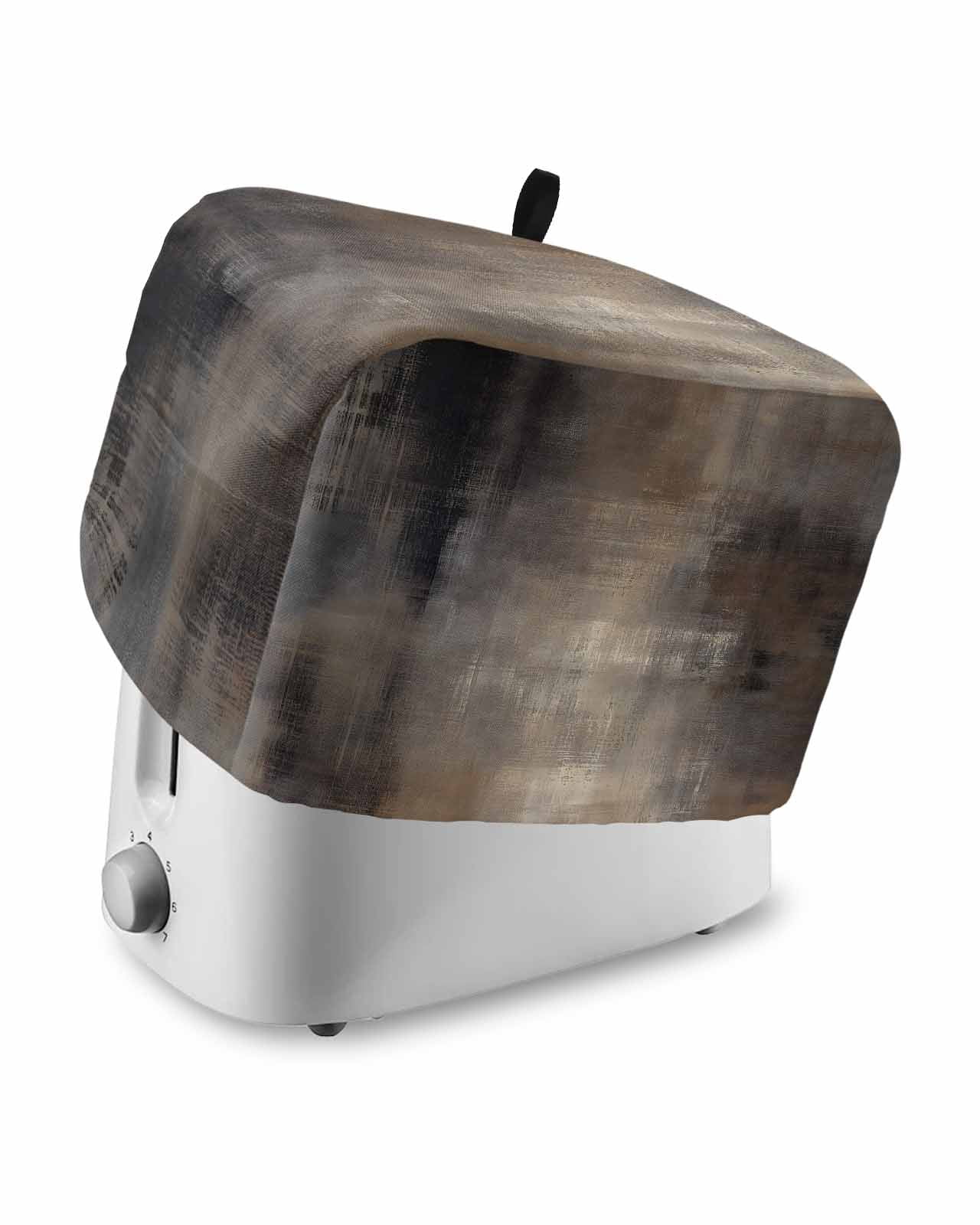 Brown Toaster Cover 4 Slice, Modern Abstract Art Ombre Oil Painting ...