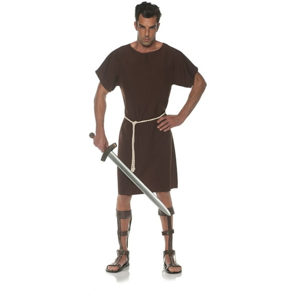 Men's Ancient Greek Roman Brown Toga Costume 2X-Large 48-50