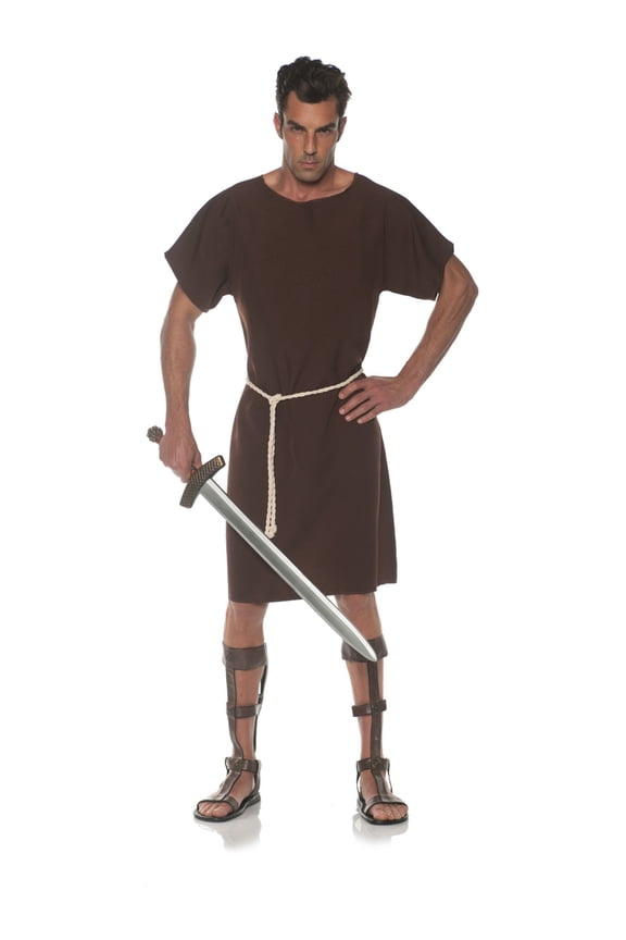 Men's Ancient Greek Roman Brown Toga Costume 2X-Large 48-50