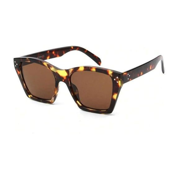 Brown Tortoiseshell Sunglasses - Vintage UV Protection Outdoor Errands Eyewear