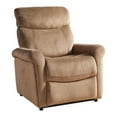 thumbnail image 1 of Brown Transitional Select Hardwood Power Reclining Lift Chair, 1 of 2