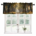 thumbnail image 1 of Brown Trees Kitchen Valances for Windows 42x12 Inch Kitchen Curtains Valances Rod Pocket Forest Art Decor Spring Summer Nature Leaf Bathroom Window Valances for Window Treatment Decor, 1 of 6