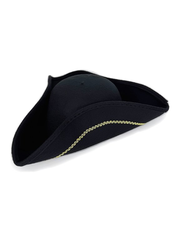 Brown Triangle Hat Retro Style Hat Suitable For Stage Shows And Parties.