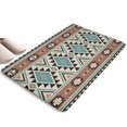 thumbnail image 1 of Brown Triangular Geometric Flannel Non Slip Door Rugs,Washable Door Mats Indoor,Decorative Door Mats,Dirt-Resistant and Absorbent Doormat for Entrance,Bedroom,Kitchen,Bathroom,23.5"x16", 1 of 5
