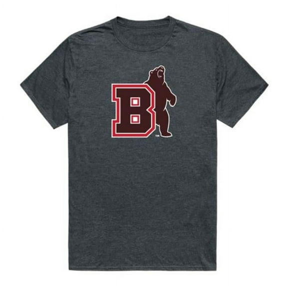 Brown University Bears Cinder College T-Shirt, Heather Charcoal - 2XL