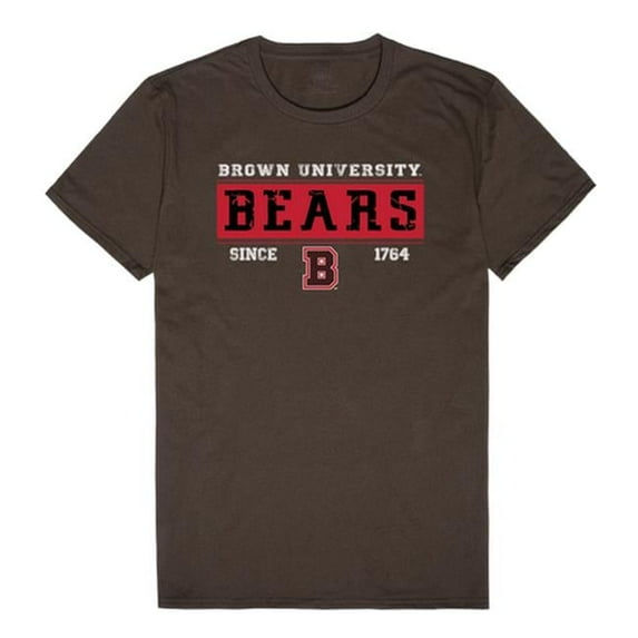 Brown University Bears College Established T-Shirt, Brown - Extra Large