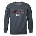 thumbnail image 1 of Brown University Bears Dad Crewneck Sweatshirt, Heather Charcoal - Medium, 1 of 2