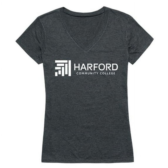 Brown University Women Institutional T-Shirt, Heather Charcoal - Medium