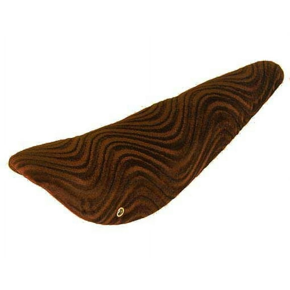 Brown Velour 20 Banana Bike Saddle. Bicycle Saddle, Bike Seat, Bicycle Seat for lowrider bikes, cruisers, 20" bikes.