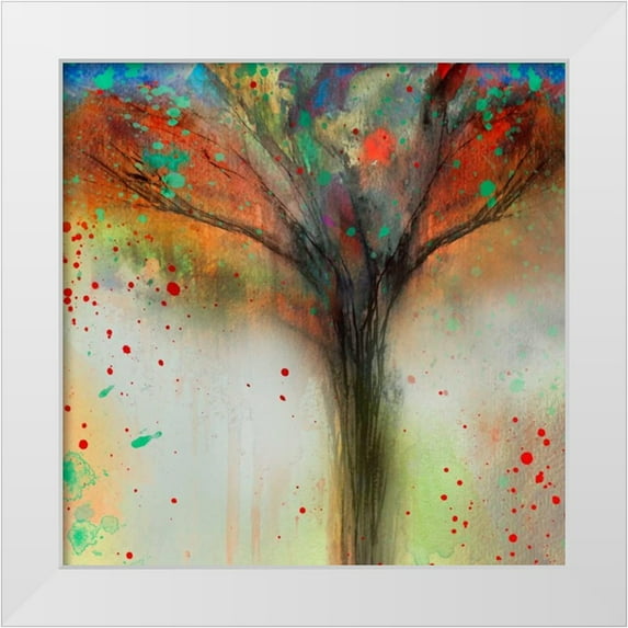 Brown, Victoria 12x12 White Modern Wood Framed Museum Art Print Titled - Foggy Morning