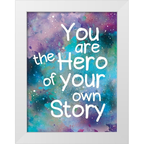 Brown, Victoria 12x14 White Modern Wood Framed Museum Art Print Titled - Galaxy Hero
