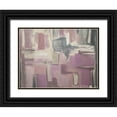 thumbnail image 1 of Brown,Victoria 14x12 Black Ornate Wood Framed with Double Matting Museum Art Print Titled - Abstract Soft Pink, 1 of 4