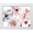 thumbnail image 1 of Brown,Victoria 14x12 White Modern Wood Framed Museum Art Print Titled - Flowering Pink Hues 2, 1 of 4