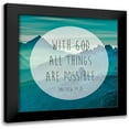 thumbnail image 1 of Brown, Victoria 15x15 Black Modern Framed Museum Art Print Titled - Matthew 19-26 2, 1 of 5