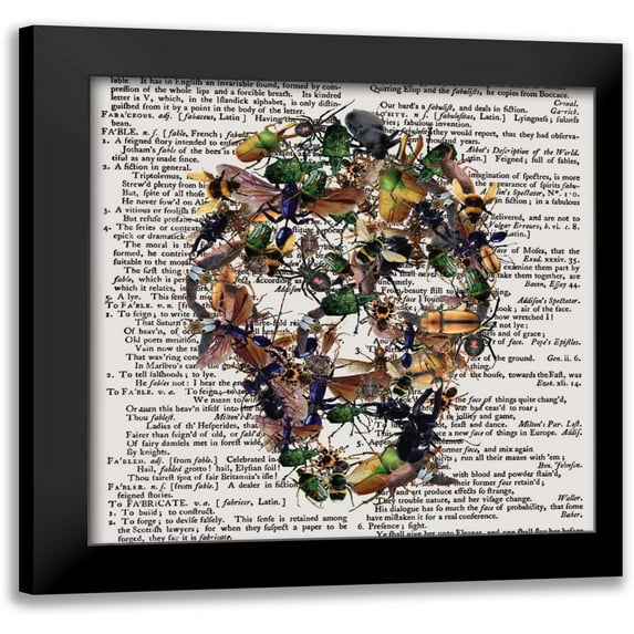 Brown, Victoria 15x15 Black Modern Framed Museum Art Print Titled - Skull 2.3.2
