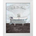 thumbnail image 1 of Brown, Victoria 15x18 White Modern Wood Framed Museum Art Print Titled - Mapped Bath 2, 1 of 4