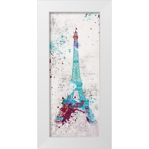 Brown, Victoria 15x32 White Modern Wood Framed Museum Art Print Titled - Multicolor 1