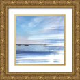 thumbnail image 1 of Brown, Victoria 20x20 Gold Ornate Wood Framed with Double Matting Museum Art Print Titled - Coastal 1, 1 of 4
