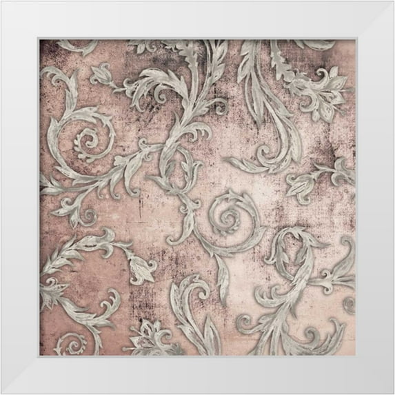 Brown, Victoria 20x20 White Modern Wood Framed Museum Art Print Titled - Vintage Flourish