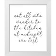 thumbnail image 1 of Brown, Victoria 20x24 White Modern Wood Framed Museum Art Print Titled - Kitchen Words 1, 1 of 4