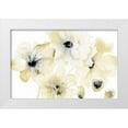 thumbnail image 1 of Brown, Victoria 32x22 White Modern Wood Framed Museum Art Print Titled - Gray Yellow Flora 4, 1 of 4