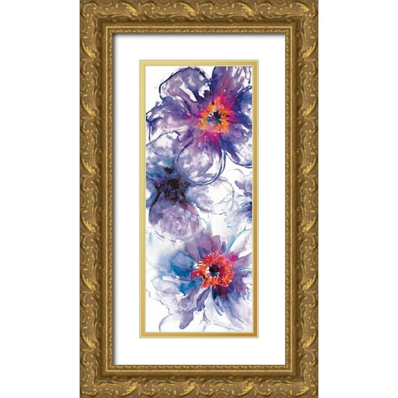 Brown, Victoria 8x14 Gold Ornate Wood Framed with Double Matting Museum Art Print Titled - Morning Glory