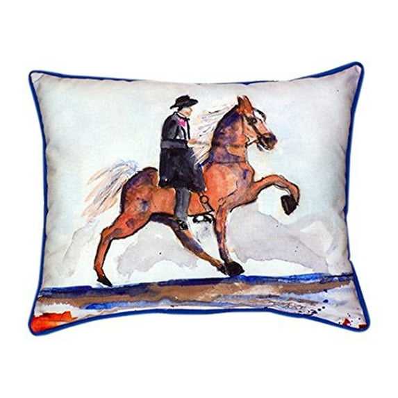 Brown Walking Horse Large Indoor/Outdoor Pillow 16x20