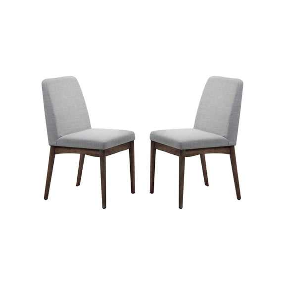 Brown Walnut Finish Chairs / Contemporary Dining Room Option