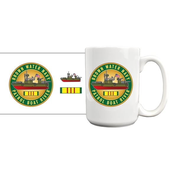 Brown Water Navy Patrol 15oz Mug