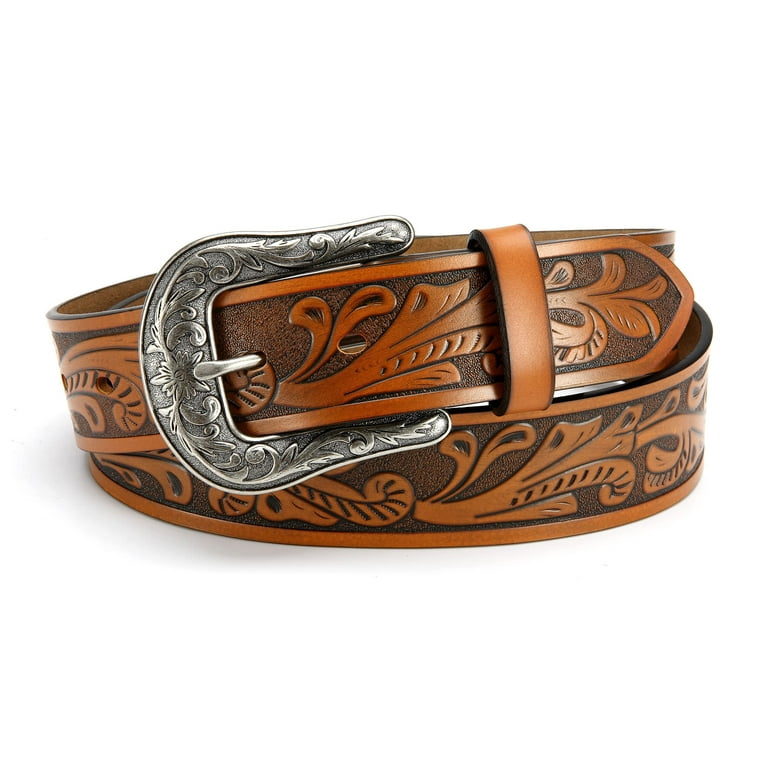 Chaoren Fashion - Western Belts for Women, CR 1.5 Leather Cowgirl