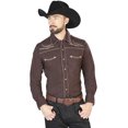 thumbnail image 1 of Brown Western Long Sleeve Shirt 42950, 1 of 1