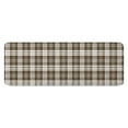 thumbnail image 1 of Brown and White Checkerboard Checkered Pattern Kitchen Rug Mat,Kitchen Runner Rugs Non Skid Washable,Decorative Kitchen Floor Mats for Kitchen,Sink,Laundry,17"x47.2", 1 of 7