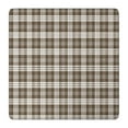 thumbnail image 1 of Brown and White Checkerboard Checkered Pattern Square Fitted Tablecloth with Elastic Edge,Square Table Cover,Washable Elastic Table Cover for Home Kitchen Party Decor 36"x36", 1 of 6