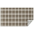 thumbnail image 1 of Brown and White Checkerboard Checkered Rectangle Tablecloth 60"x102",Waterproof Polyester Rectangle Table Cloth, Wipeable Spillproof Polyester Tablecloth for Dining, Camping, Indoor and Outdoor, 1 of 5