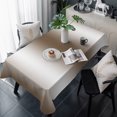 thumbnail image 1 of Brown White Ombre Table Cloth Waterproof Tablecloths, Abstract Art Modern Brown Gradient Tablecloth Dining Table Cover for Kitchen Party Tabletop Outdoor, Rectangle Tablecloth 60x120 Inch, 1 of 9