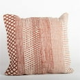 thumbnail image 1 of Brown & White Patterned Cushion Cover, 1 of 1