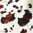 thumbnail image 1 of Brown White Poly Cotton Cow Print 60 Inch Fabric By the Yard, 1 of 1