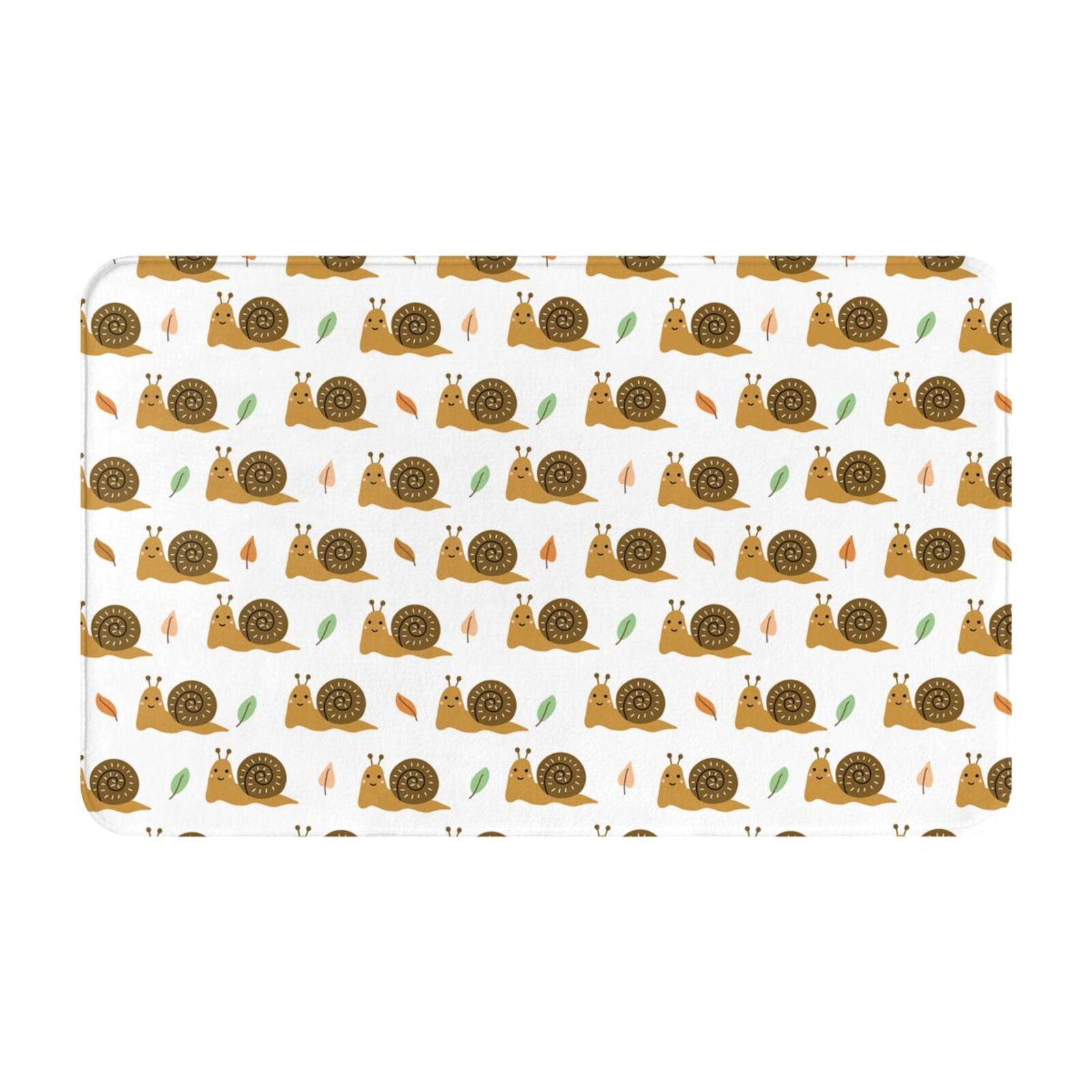 Snail Pattern Print Floor Mat