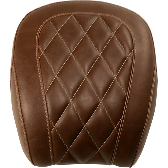 Brown Wide Tripper Diamond Stitch Passenger Seat