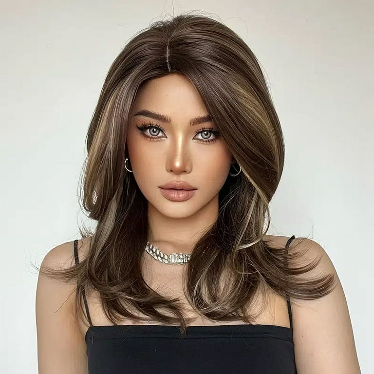 Blonde wig on clearance brunette