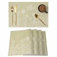 thumbnail image 1 of Brown Wildflowers Placemats Set of 8, Modern Floral Butterfly Plant Placemats for Dining Table, Place Mats for Kitchen Tabletop, Waterproof Wipeable Dining Table Mats Set, 1 of 9
